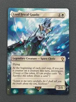Lord Jyscal Guado MTG Final Fantasy Commander Hand Painted Altered Art Jeckho - Image 1