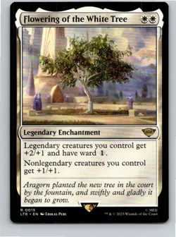 Magic the Gathering Flowering of the White Tree Lord of Rings MTG Free Shipping! - Image 1