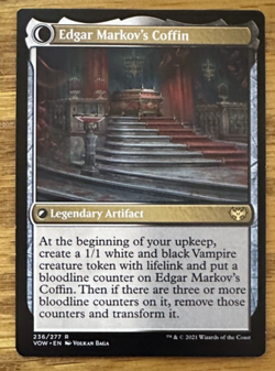 MTG Innistrad Crimson Vow, Edgar, Charmed Groom / Edgar -- Light Played - Image 2