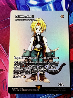 Zidane Tribal (Final Fantasy) NM Showcase *foil* MTG #043 Ragavan - Image 1