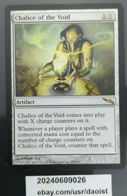 MTG Chalice of the Void Mirrodin Rare Magic The Gathering LP - Image 1