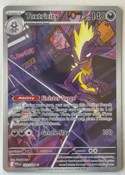 Toxtricity 103/094 Illustration Rare Phantasmal Flames Pokemon Near Mint - Image 1