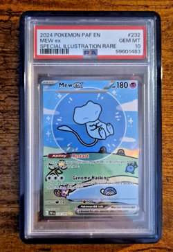 Pokemon Mew EX Bubble Mew PSA 10 Gem Mint 232/091 Sir SV Paldean Fates 2024 - Image 2