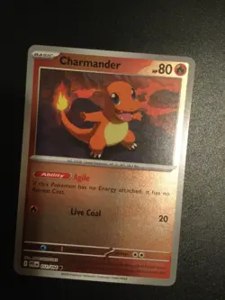 Pokemon Mega Evolution Phantasmal Flames - Charmander #11 Reverse Holo NM - Image 1