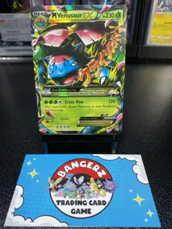 Pokemon M Venusaur EX 2/146 XY Ultra Rare Full Art Holo Mega Card - Image 1