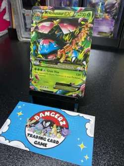 Pokemon M Venusaur EX 2/146 XY Ultra Rare Full Art Holo Mega Card - Image 2