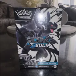 Pokemon Scarlet & Violet Black Bolt Booster Bundle 6 Packs TCG Zekrom 2025 - Image 1