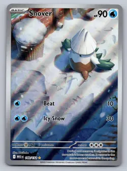 Snover 140/132 Illustration Rare Mega Evolution Pokemon Near Mint - Image 1