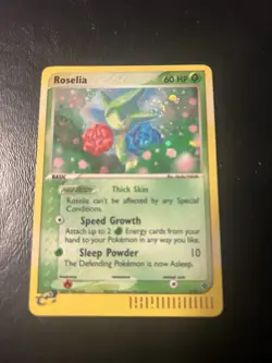 Pokemon Roselia EX Dragon 9/97 Holo Rare - Image 1