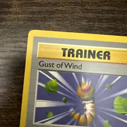 LP* Pokemon Card Gust of Wind Base Set (Shadowless) 1st Edition 93/102 Non Holo - Image 2