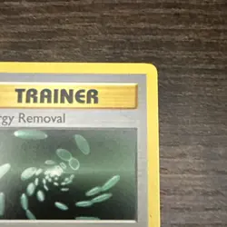 Pokemon TCG Energy Removal 92/102 Base Set Shadowless 1st Edition LP - Image 3
