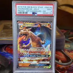 Pokemon TCG Charizard GX SM195 Detective Pikachu Promo Holo PSA 9 - Image 1