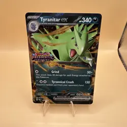 Tyranitar Ex 64/131 Pokemon TCG S&V Prismatic Evolutions Double Rare Holo NM - Image 1