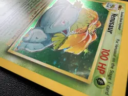 Pokemon Venusaur 15/102 Base Set Unlimited Holo Rare 1999 WOTC Vintage LP - Image 4