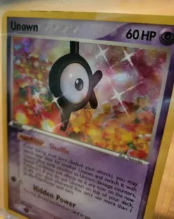 Pokemon Unown Q/28 EX Unseen Forces Ultra Rare Holo Card SEE PICTURES - Image 4