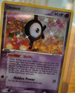 Pokemon Unown Q/28 EX Unseen Forces Ultra Rare Holo Card SEE PICTURES - Image 5