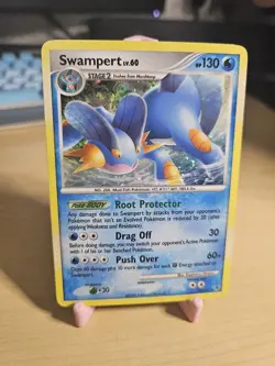 SWIRL Swampert 12/147 Supreme Victors Holo LP Pokemon TCG - Image 1