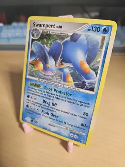 SWIRL Swampert 12/147 Supreme Victors Holo LP Pokemon TCG - Image 3