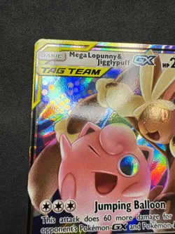 Mega Lopunny & Jigglypuff GX Tag Team- 165/236 - Pokemon Cosmic Eclipse Sun Moon - Image 2