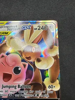 Mega Lopunny & Jigglypuff GX Tag Team- 165/236 - Pokemon Cosmic Eclipse Sun Moon - Image 3