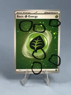 6 SWIRLS ✨Pokemon Basic Grass Energy 001/Scarlet & Violet Energies Holo Basic - Image 1