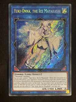 Yuki-Onna, the Ice Mayakashi HISU-EN037 Hidden Summoners 1st Edition - Image 1