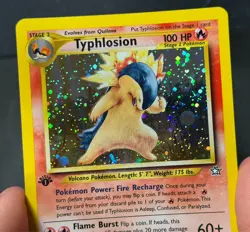 Pokemon TCG Neo Genesis 1st Edition #17/111 Typhlosion Holo Rare Grail Amazing - Image 3