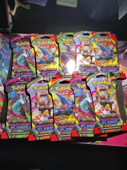 Pokemon TCG Phantasmal Flames Sleeved Booster Packs 10x - Image 1