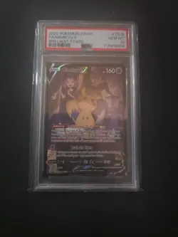 2022 Pokemon Brilliant Stars Mimikyu V TG16/TG30 Full Art PSA 10 GEM - Image 3