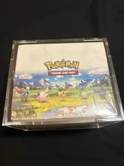 Pokemon Ascended Heroes Mini Tin Display - 10 tins - w/ acrylic display case - Image 1