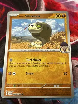 Hop's Silicobra #86/159 Journey Together 2025 Reverse Holo Pokemon TCG - Image 1