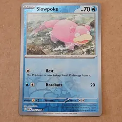 Pokemon Slowpoke (42/258) 042 Scarlet & Violet NM REVERSE HOLO Foil TCG CCG - Image 1