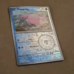 Pokemon Slowpoke (42/258) 042 Scarlet & Violet NM REVERSE HOLO Foil TCG CCG - Image 2