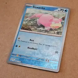 Pokemon Slowpoke (42/258) 042 Scarlet & Violet NM REVERSE HOLO Foil TCG CCG - Image 3