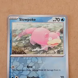 Pokemon Slowpoke (42/258) 042 Scarlet & Violet NM REVERSE HOLO Foil TCG CCG - Image 4