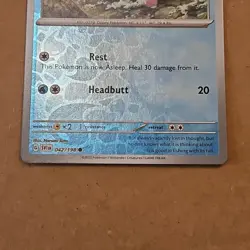 Pokemon Slowpoke (42/258) 042 Scarlet & Violet NM REVERSE HOLO Foil TCG CCG - Image 5