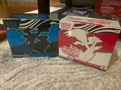 Pokemon TCG Black Bolt and White Flare Elite Trainer Box ETB Set of 2 - Image 1