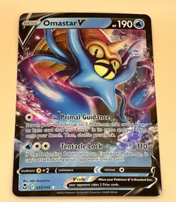 Omastar V 035/195 - Silver Tempest Ultra Rare - NM - 2022 Pokemon TCG - Image 1