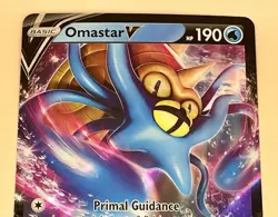 Omastar V 035/195 - Silver Tempest Ultra Rare - NM - 2022 Pokemon TCG - Image 3