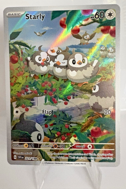 Pokemon TCG Starly 221/198 SV01: Scarlet & Violet Base Set Holo English - NM - Image 1