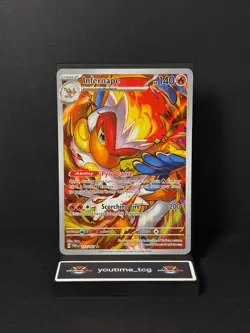 Pokemon Twilight Masquerade Illustration Rare Infernape #173 - Image 1