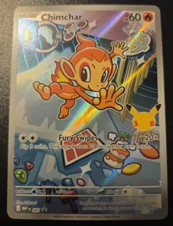 Chimchar 041 MEP Black Star Promo First Partner Illustration Collection Pokemon - Image 1