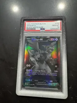 2025 POKEMON BLK EN-BLACK BOLT BLACK WHITE RARE #172 ZEKROM EX PSA 10 - Image 1