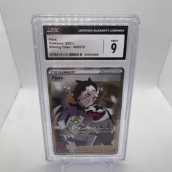 2021 Pokemon Shining Fates Piers Full Art 069/072 CGC Mint 9 - Image 1