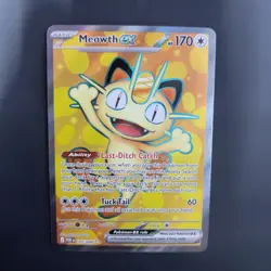 Pokemon TCG Meowth Ex 107/088 Ultra Rare Perfect Order Near Mint Holo - Image 3