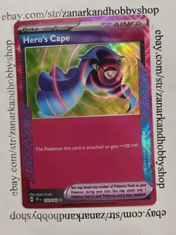 Pokemon Hero's Cape 152/162 Temporal Forces NM - Image 1