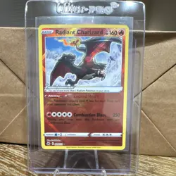 Pokemon Radiant Charizard Basic Dragon Holo SV: Paldean Fates 020/159 HP 160 20… - Image 1