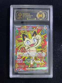 2026 Pokemon TCG Japanese Meowth ex M3 114/080 SAR Nihil Zero Holo APH 10 WE64 - Image 1
