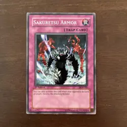 Yugioh! LP Sakuretsu Armor - DCR-102 - Common - 1st Edition Lightly Played Eng. - Image 1