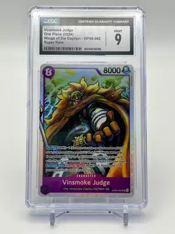Vinsmoke Judge One Piece (2024) Wings of the Captain - OP06-062 CGC 9 - Image 1